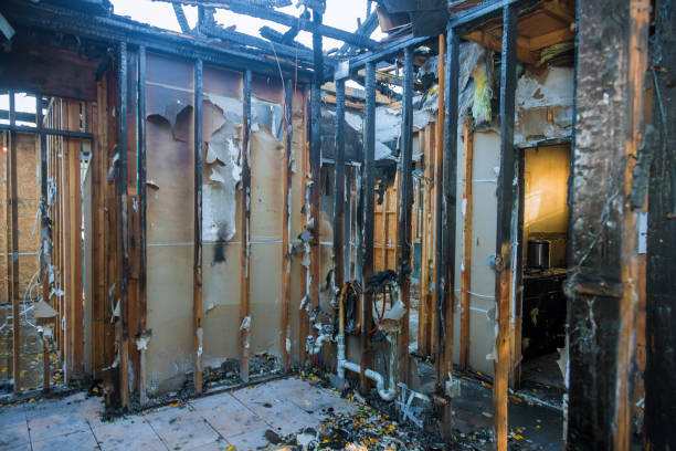 Professional Fire Damage Assessment technician working in Wayne, PA